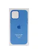 Чохол Silicone case (AAA) full with Magsafe and Animation для Apple iPhone 12 Pro Max (6.7") Синій / Capri Blue