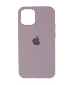 Чохол Silicone Case Full Protective (AA) для Apple iPhone 12 Pro Max (6.7") Сірий / Lavender