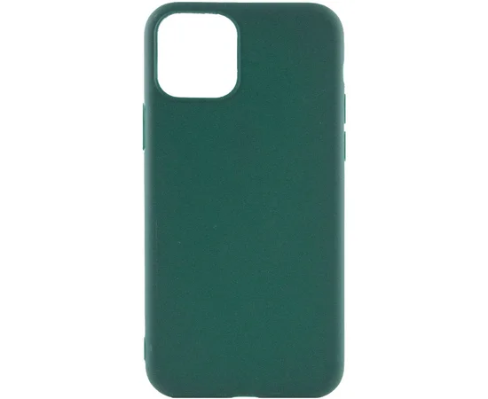 Силиконовый чехол Candy для Apple iPhone 12 Pro Max (6.7") Зеленый / Forest green