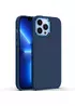 TPU чохол Bonbon Metal Style для Apple iPhone 12 Pro Max (6.7") Синій / Cosmos blue