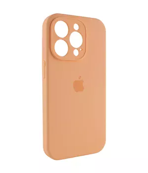 Чохол Silicone Case Full Camera Protective (AA) Apple iPhone 12 Pro Max (6.7") Помаранчевий / Cantaloupe