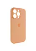 Чохол Silicone Case Full Camera Protective (AA) Apple iPhone 12 Pro Max (6.7") Помаранчевий / Cantaloupe