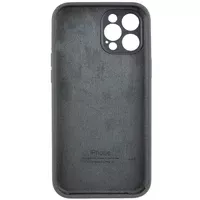 Чохол Silicone Case Full Camera Protective (AA) для Apple iPhone 12 Pro Max (6.7") Сірий / Dark Gray / PVH