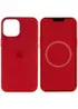 Чохол Silicone case (AAA) full with Magsafe and Animation для Apple iPhone 12 Pro Max (6.7 ") Червоний / Red