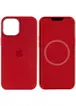 Чохол Silicone case (AAA) full with Magsafe and Animation для Apple iPhone 12 Pro Max (6.7 ") Червоний / Red