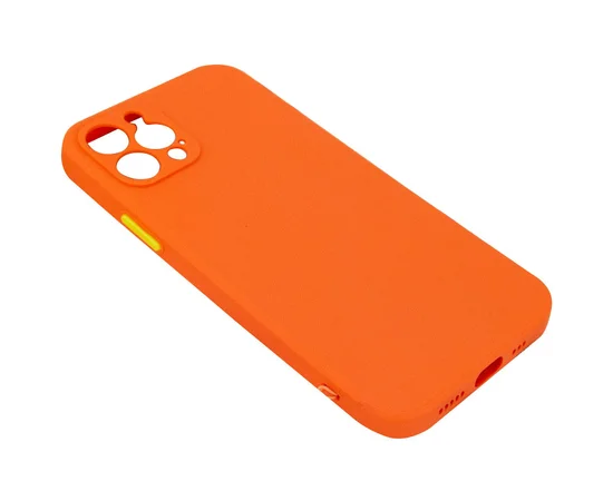 Чохол TPU Square Full Camera для Apple iPhone 12 Pro Max (6.7 ") Помаранчевий