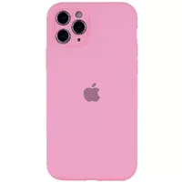 Чохол Silicone Case Full Camera Protective (AA) для Apple iPhone 12 Pro Max (6.7 ") Рожевий / Light pink