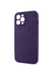 Чохол Silicone Case Full Camera Protective (AA) Apple iPhone 12 Pro Max (6.7") Фіолетовий / Elderberry