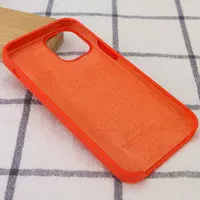 Чехол Silicone Case (AA) для Apple iPhone 12 Pro Max (6.7") Оранжевый / Apricot