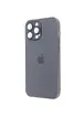 Чохол TPU+Glass Sapphire matte case для Apple iPhone 12 Pro Max (6.7") Graphite Black