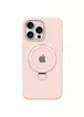 Чохол Silicone Case Full Protective with Ring для Apple iPhone 12 Pro Max (6.7") Pink