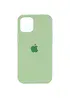 Чехол Silicone Case Full Protective (AA) для Apple iPhone 12 Pro Max (6.7") Мятный / Mint