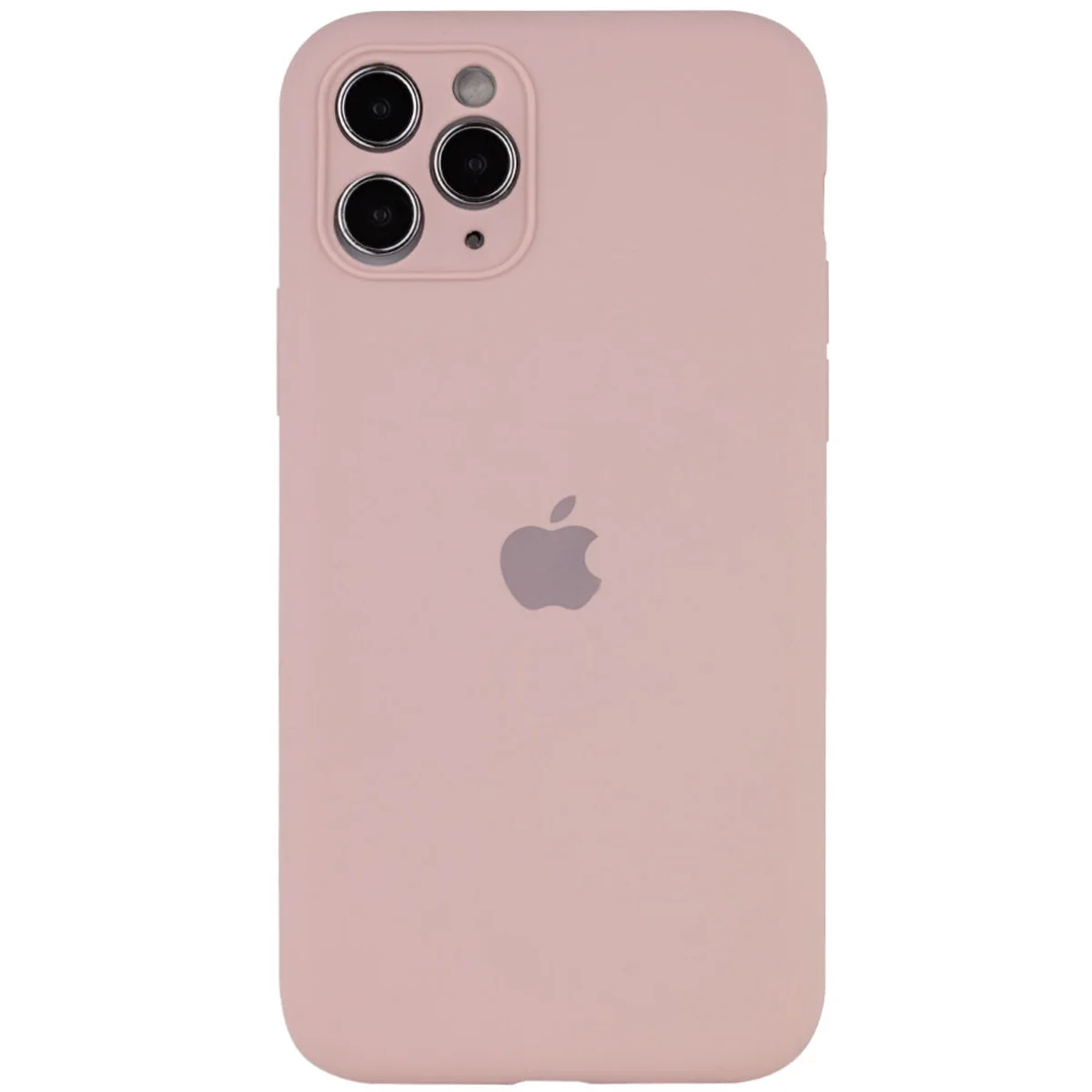 Чохол Silicone Case Full Camera Protective (AA) для Apple iPhone 12 Pro Max (6.7 ") Рожевий / Pink Sand