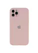 Чехол Silicone Case Full Camera Protective (AA) для Apple iPhone 12 Pro Max (6.7") Розовый / Pink Sand