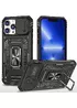 Ударопрочный чехол Camshield Army Ring для Apple iPhone 12 Pro Max (6.7") Черный / Black