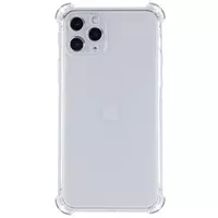 TPU чохол GETMAN Ease logo посилені кути для Apple iPhone 12 Pro Max (6.7 ") Прозорий / Transparent