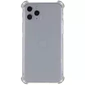 TPU чехол GETMAN Ease logo усиленные углы для Apple iPhone 12 Pro Max (6.7") Серый (прозрачный)