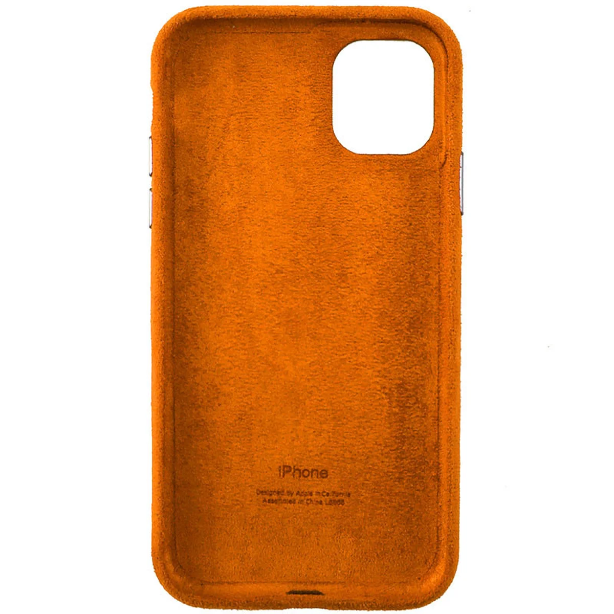 Чохол ALCANTARA Case Full для Apple iPhone 12 Pro Max (6.7 ") Помаранчевий