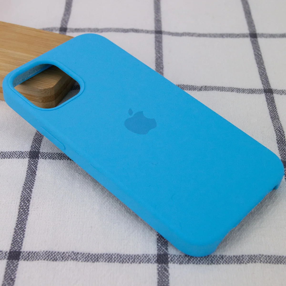 Чохол Silicone Case (AA) для Apple iPhone 12 Pro Max (6.7") Блакитний / Blue