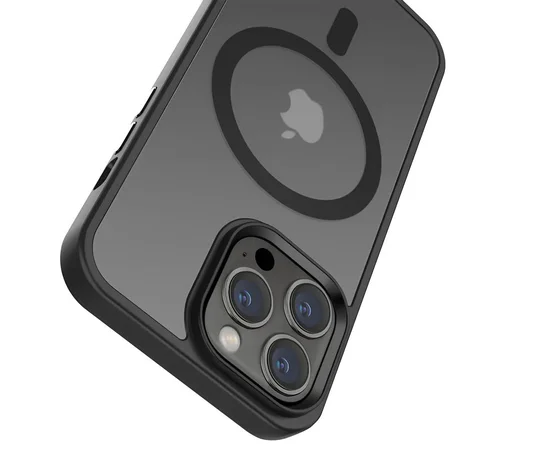 Чохол Ummi Colorful with MagSafe для Apple iPhone 12 Pro Max (6.7") Чорний / Black