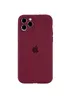 Чохол Silicone Case Full Camera Protective (AA) для Apple iPhone 12 Pro Max (6.7 ") Бордовий / Plum