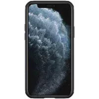 Карбоновая накладка Nillkin Camshield (шторка на камеру) для Apple iPhone 12 Pro Max (6.7") Черный / Black