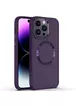 TPU чохол Bonbon Metal Style with MagSafe для Apple iPhone 12 Pro Max (6.7") Фіолетовий / Dark Purple