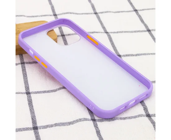 TPU чехол Confetti для Apple iPhone 12 Pro Max (6.7") Сиреневый