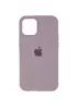 Чехол Silicone Case Full Protective (AA) для Apple iPhone 12 Pro Max (6.7") Серый / Lavender