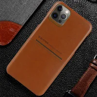 Шкіряна накладка G-Case Cardcool Series для Apple iPhone 12 Pro Max (6.7 ") Коричневий