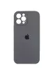 Чехол Silicone Case Full Camera Protective (AA) для Apple iPhone 12 Pro Max (6.7") Серый / Dark Gray