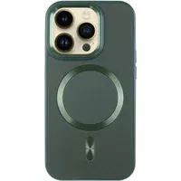 Кожаный чехол SnapCase with MagSafe для Apple iPhone 12 Pro Max (6.7") Green