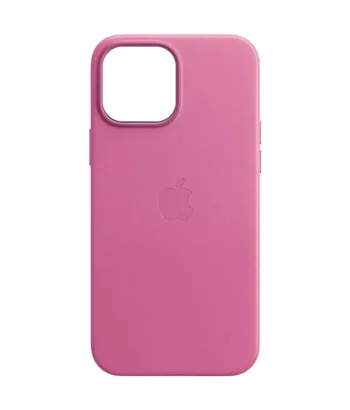 Шкіряний чохол Leather Case (AA Plus) with MagSafe Apple iPhone 12 Pro Max (6.7") Pollen