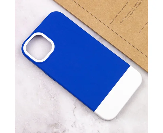 Чохол TPU+PC Bichromatic для Apple iPhone 12 Pro Max (6.7") Navy Blue / White