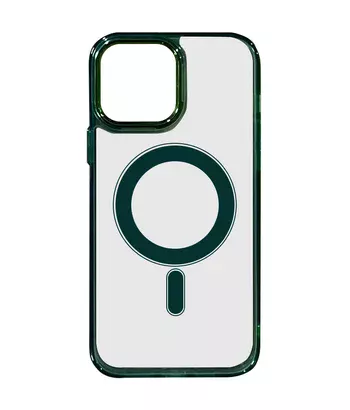 Чохол TPU Iris with MagSafe для Apple iPhone 12 Pro Max (6.7") Зелений