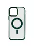 Чехол TPU Iris with MagSafe для Apple iPhone 12 Pro Max (6.7") Зеленый