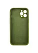 Чохол Silicone Case Full Camera Protective (AA) для Apple iPhone 12 Pro Max (6.7") Зелений / Dark Olive