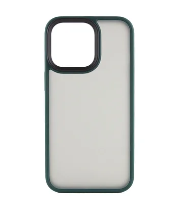 TPU + PC чохол Metal Buttons для Apple iPhone 12 Pro Max (6.7 ") Темно-зелений