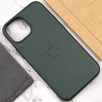 Кожаный чехол Leather Case (AAA) with MagSafe для Apple iPhone 12 Pro Max (6.7") Forest Green