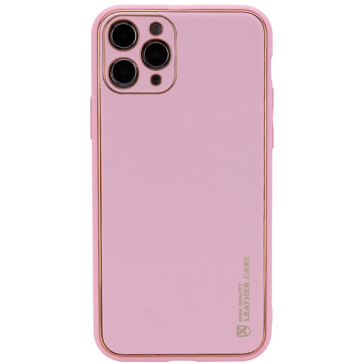 Шкіряний чохол Xshield для Apple iPhone 12 Pro Max (6.7 ") Рожевий / Pink