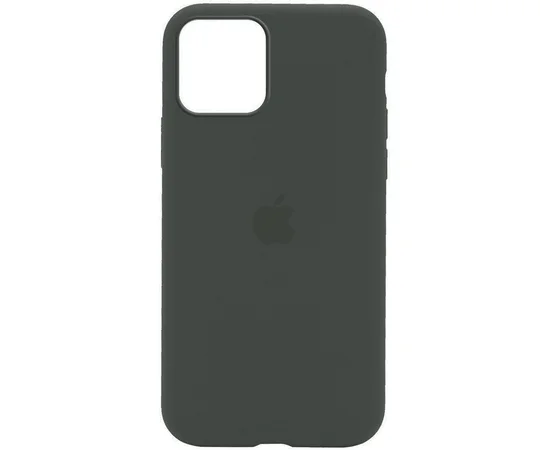 Чехол Silicone Case Full Protective (AA) для Apple iPhone 12 Pro Max (6.7") Серый / Light Olive