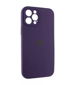 Чохол Silicone Case Full Camera Protective (AA) Apple iPhone 12 Pro Max (6.7") Фіолетовий / Elderberry