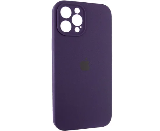 Чохол Silicone Case Full Camera Protective (AA) Apple iPhone 12 Pro Max (6.7") Фіолетовий / Elderberry