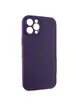 Чохол Silicone Case Full Camera Protective (AA) Apple iPhone 12 Pro Max (6.7") Фіолетовий / Elderberry