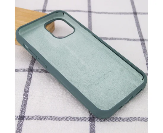 Чехол Silicone Case Full Protective (AA) для Apple iPhone 12 Pro Max (6.7") Зеленый / Cactus