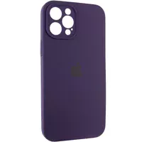 Чехол Silicone Case Full Camera Protective (AA) для Apple iPhone 12 Pro Max (6.7") Фиолетовый / Elderberry / PVH