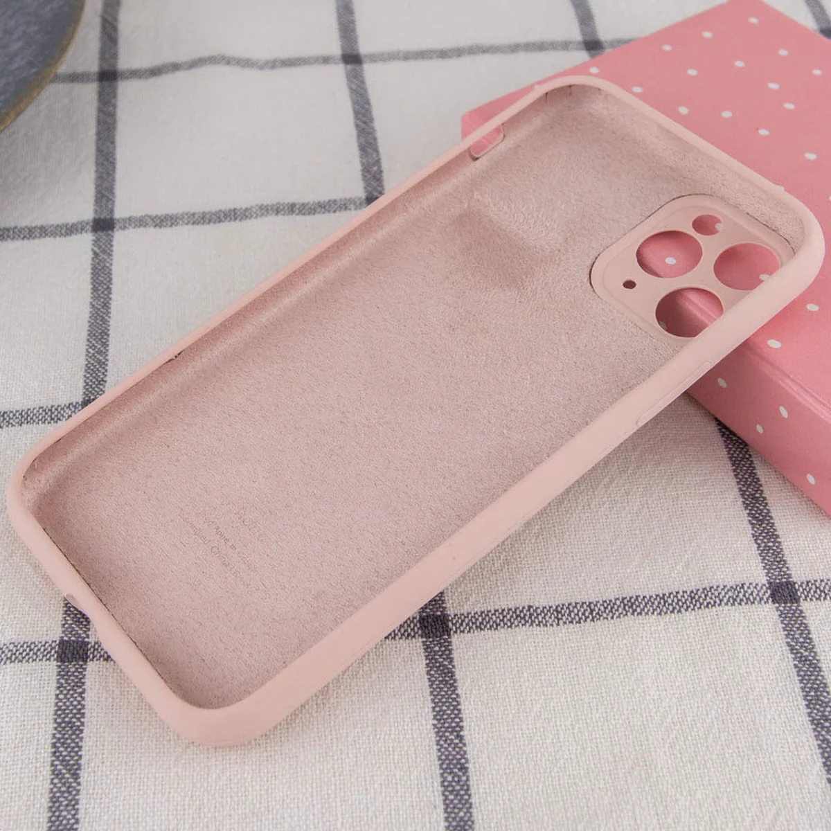 Чохол Silicone Case Full Camera Protective (AA) для Apple iPhone 12 Pro Max (6.7 ") Рожевий / Pink Sand