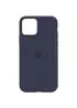 Чехол Silicone Case Full Protective (AA) для Apple iPhone 12 Pro Max (6.7") Темный Синий / Midnight Blue