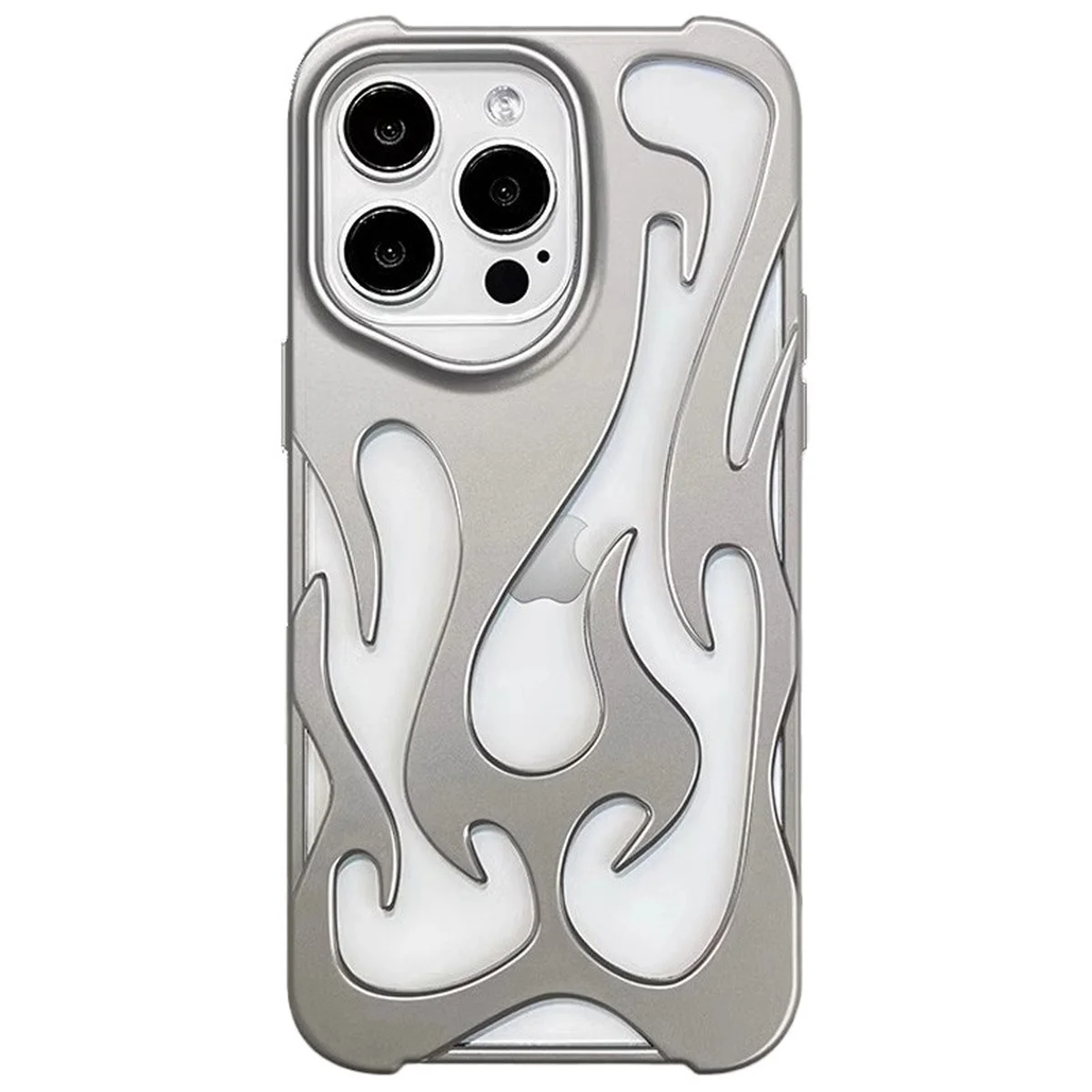 Чехол TPU WinFire для Apple iPhone 12 Pro Max / 13 Pro Max / 14 Plus / 15 Plus (6.7") Silver