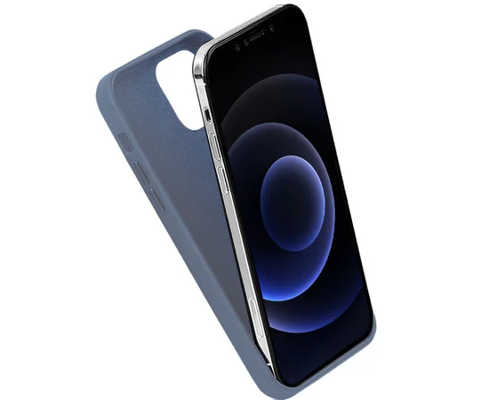 Шкіряний чохол K-Doo Noble Collection для Apple iPhone 12 Pro Max (6.7 ") Темно-синій